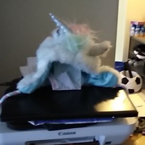 A kids unicorn hat